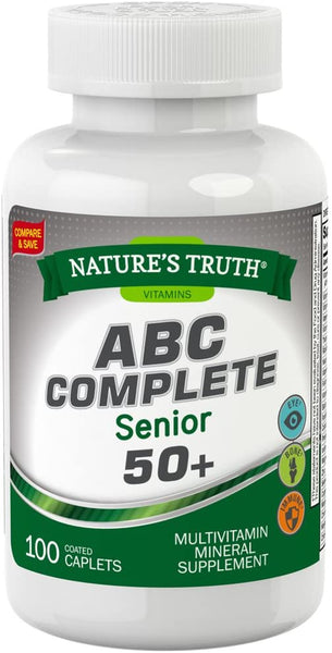 Nature's Truth Adult Senior 50 Plus Multivitamin