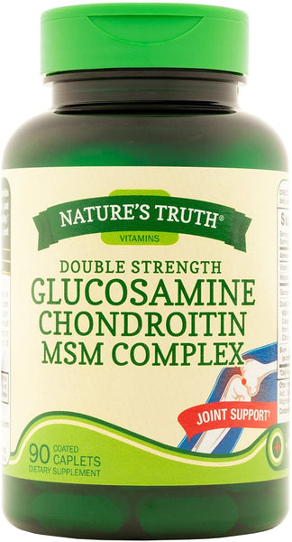Nature's Truth DS Glucosamine Chondroitin MSM Complex 90 Tablets