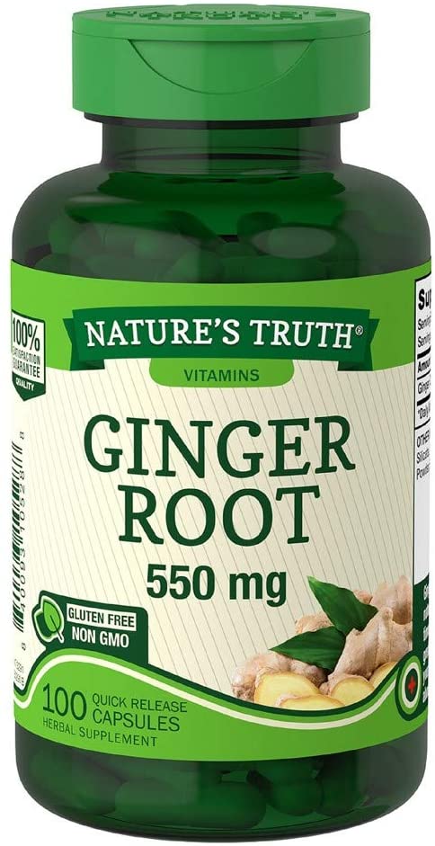 Nature's Truth Ginger Root 550 mg 100 Capsules