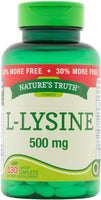 Nature's Truth L-lysine 500mg Bonus Tablets, 130 Count