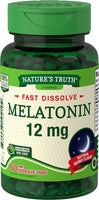 Nature's Truth Melatonin 12 mg, Natural Berry Flavor, 60 Count, Multi