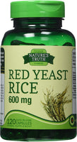 Nature's Truth Red Yeast Rice 600 mg, 120 Count
