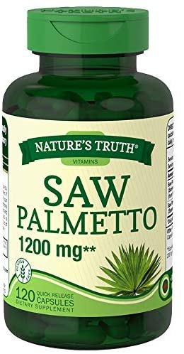 Nature's Truth Saw Palmetto 1200 mg Quick Release Capsules - 120 Capsules