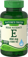 Nature's Truth Vitamin E Pure DL-Alpha, 1,000 IU, 60 Count