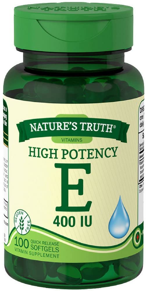 Nature's Truth Vitamin E Pure DL-Alpha, 400 IU, 100 Count