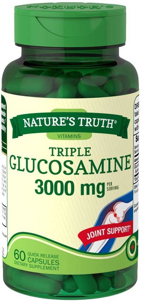 Nature's Truth Vitamins Triple Glucosamine 3000 mg - 60 Quick Release Capsules