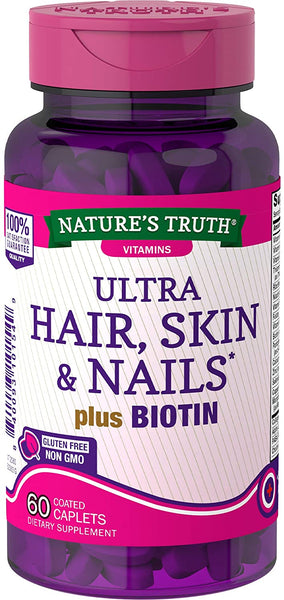 Nature's Truth Hair, Skin, Nails Supplement, 60 Count